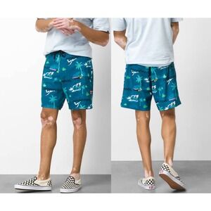 Vans Men's Triple Crown Of Surfing North Shore Hawaii Boardshort Size 31 NWT